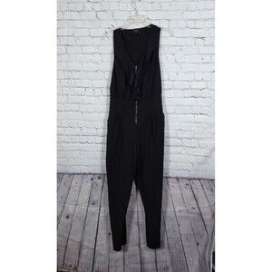 Toxik3 Women's Large Black Zippered Jumpsuit